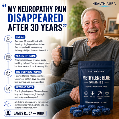 METHYLENE BLUE GUMMIES for Nerve Pain Relief.