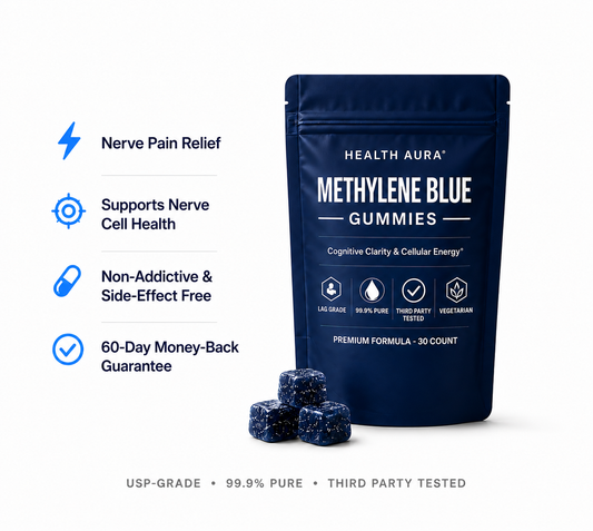METHYLENE BLUE GUMMIES for Nerve Pain Relief