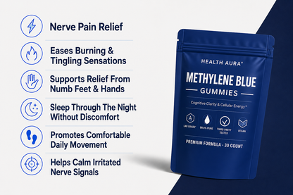 METHYLENE BLUE GUMMIES for Nerve Pain Relief.