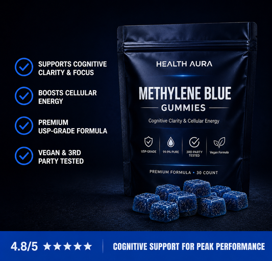 HEALTH AURA - METHYLENE BLUE GUMMIES — Nerve Pain Relief, Cognitive Clarity & Cellular Energy